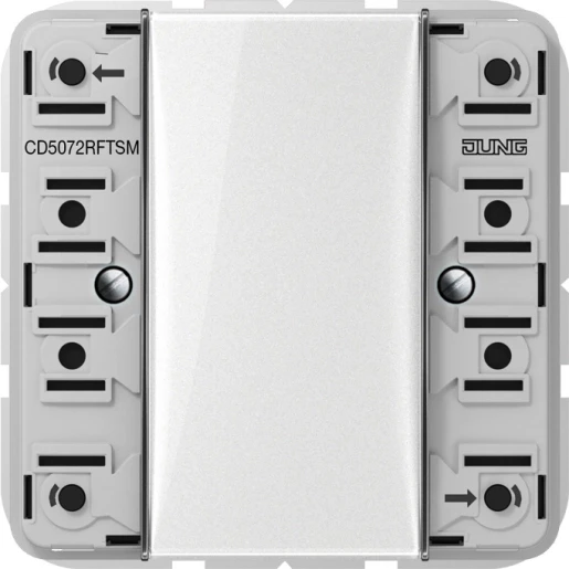 Jung CD range RF tastermodule CD500 KNX 2-kanalen CD5072RFTSM