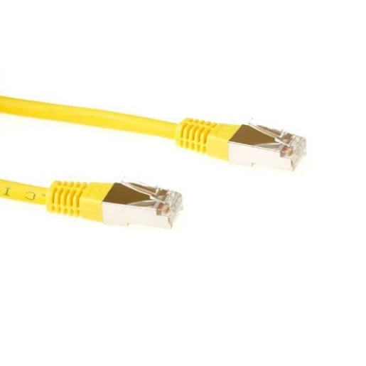 ACT LSZH patchkabel F / UTP Cat5E RJ45 8(8) 10M geel IB7810