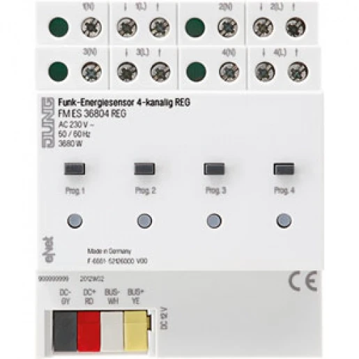 Jung Energiesensor 4-kanaals DIN-rail FMES36804REG