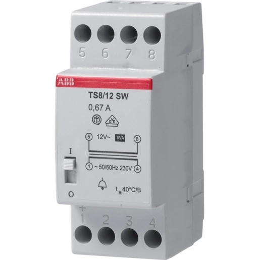 ABB 2CSM Beltransformator 230V 8V 8W 2CSM081302R0811