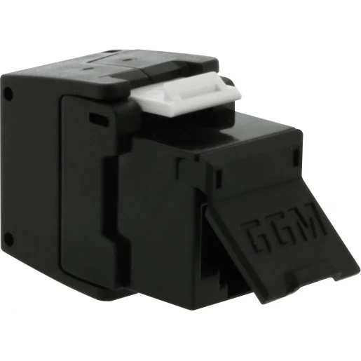 Gigamedia CAT6 UTP TOOLLESS KEYSTONE JACK ZWART