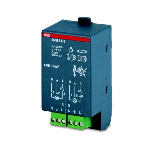 ABB Busch-Jaeger Knx schakelaktormodule 2x6a
