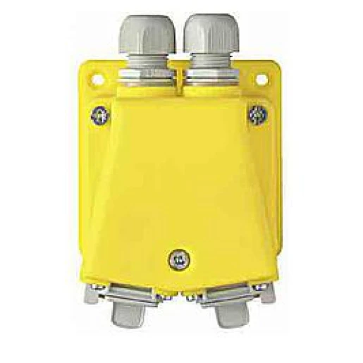 ABL 2vdg RJ45 opbouw contactdoos Cat.6 Modul 8(8) IP67