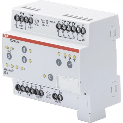 ABB Busch-Jaeger i-bus KNX Fan coil actor KNX 5-voudig 0 - 10V 2CDG110213R0011