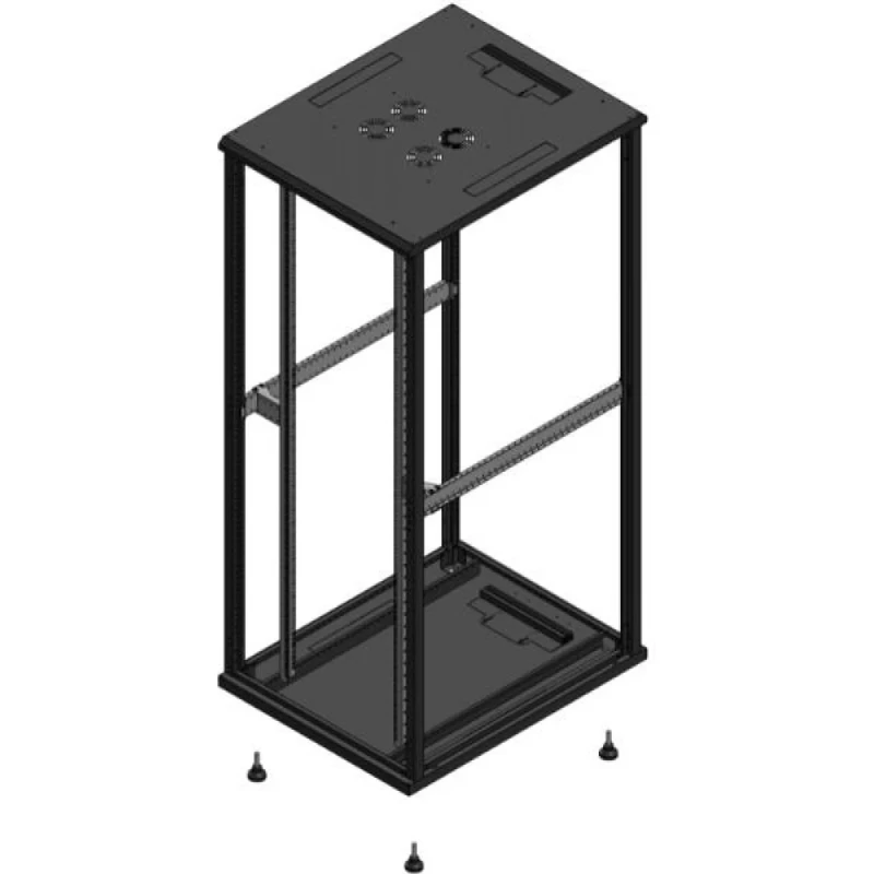 Gigamedia netwerkkast frame s70 19" 42HE 800x1000mm Zwart GGM EL42810FRAME