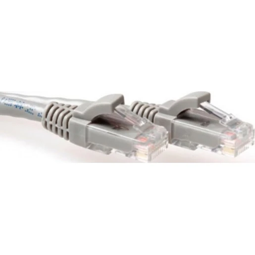 ACT LSZH patchkabel U / UTP Cat6A (IEC) RJ45 8(8) 2M grijs IB1102