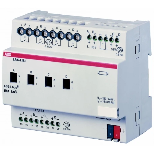 ABB Busch-Jaeger i-bus KNX Lichtregelaar 0-10V KNX 1-10 V 4-v 2CDG110088R0011