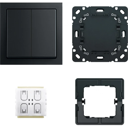 ABB Busch-Jaeger Fohue Schakelaarset future 4-kanalen Zwart 2CKA006710A0016