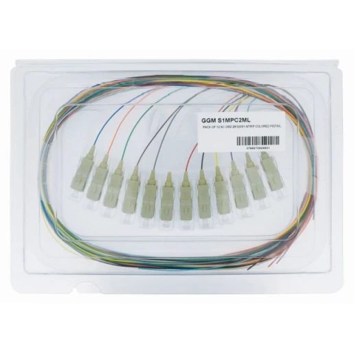 Gigamedia Pigtail kleur (1 stuk = 12) LC OM2 2m GGM S1MLC2ML