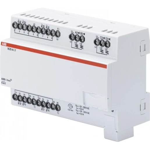 ABB Busch-Jaeger I-Bus KNX Klepaandrijving controller Climaeco MDRC KNX 4-voudig 230V 2CDG110216R0011