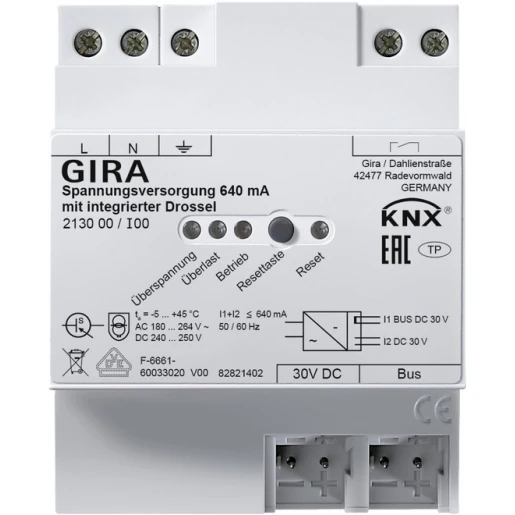 Gira Voeding KNX DIN-rail 213000