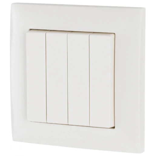 Eaton CPAD Wandschakelaar universeel 55mm 4-kanalen wit RAL 9010 173413